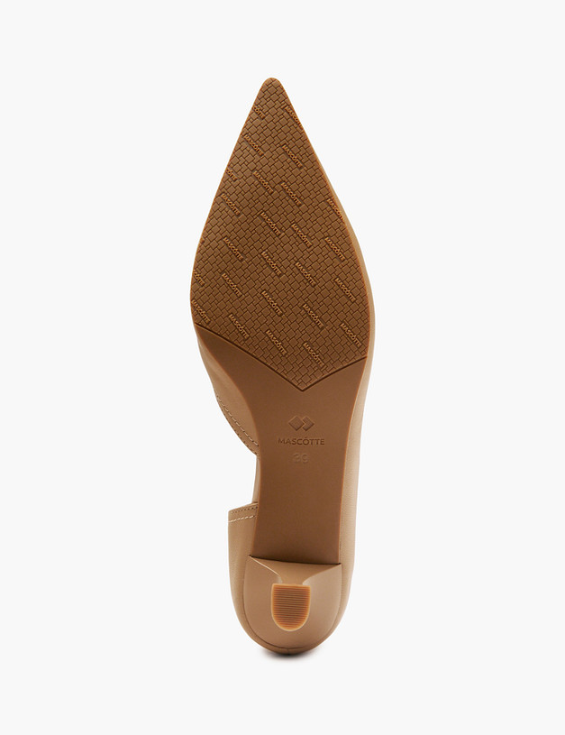 Бежевые женские туфли MASCOTTE 100-513511-0508 | ракурс 7