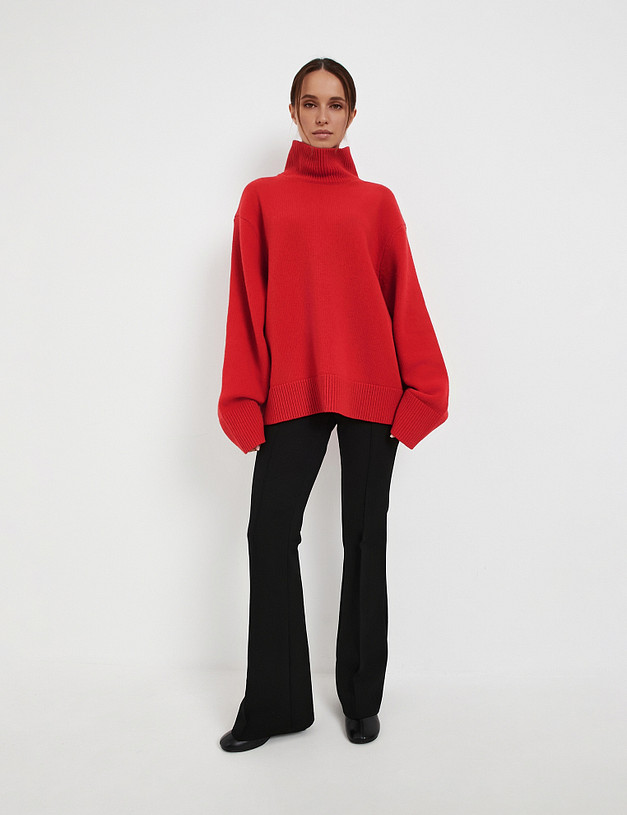Красный женский свитер MASCOTTE 990-5201-7505 | ракурс 2