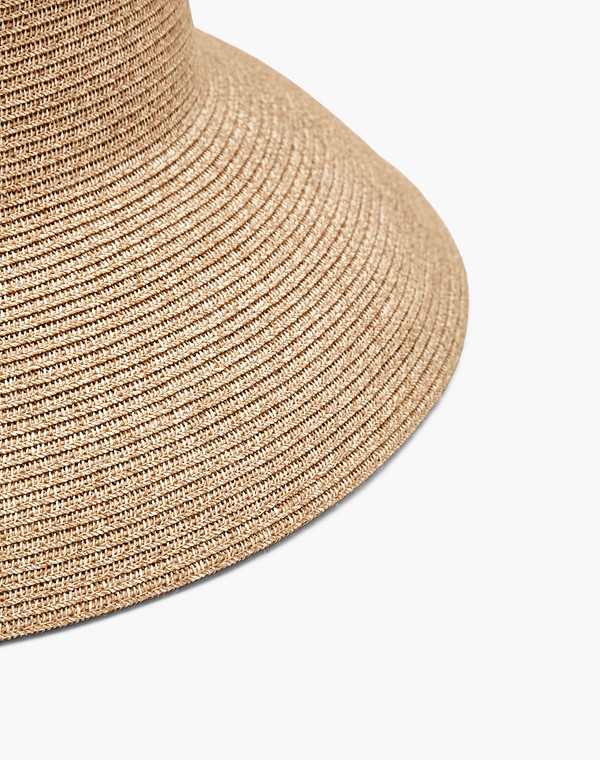 766-6144-1009 Шляпа женская целлюлоза-текстиль св.коричн, Mascotte