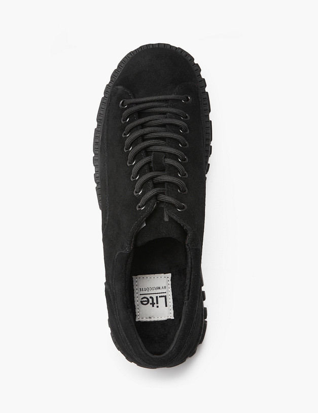 Черные женские полуботинки на массивной подошве MASCOTTE 98-420121-0202 | ракурс 5