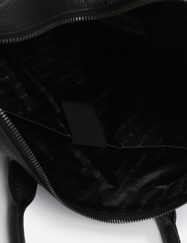 Черный мужской портфель MASCOTTE 604-1128-102 | ракурс 4