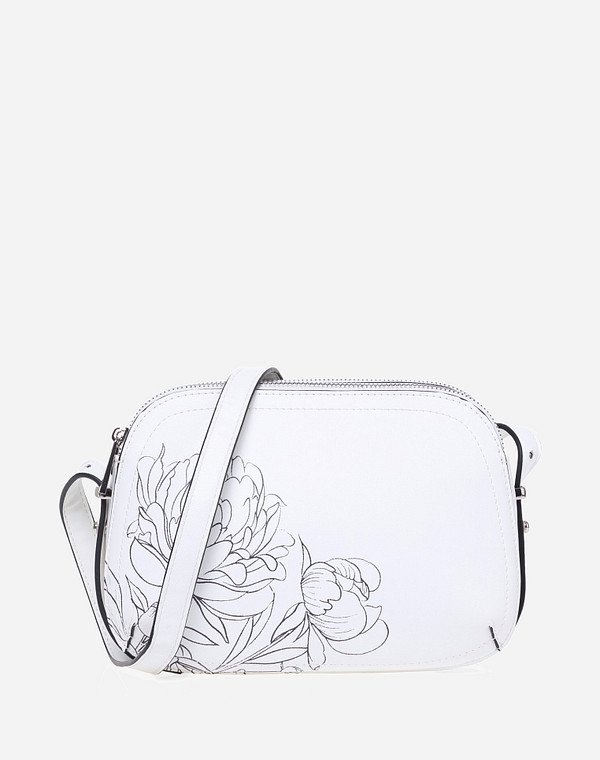 626-9109-612 Сумка женская и.кожа/текстиль бел, S, Mascotte