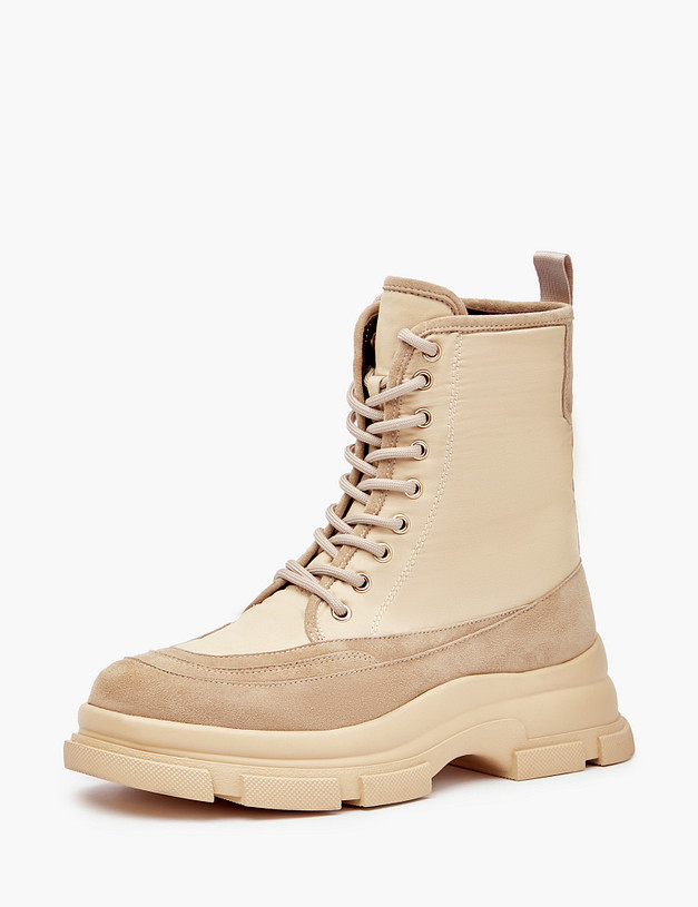 Бежевые женские ботинки MASCOTTE 233-3201921-0208 | ракурс 3