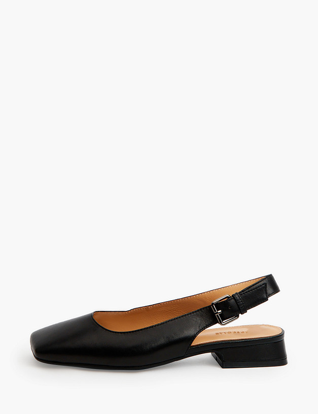 Черные босоножки из кожи MASCOTTE 175-3181412-3501M | ракурс 1