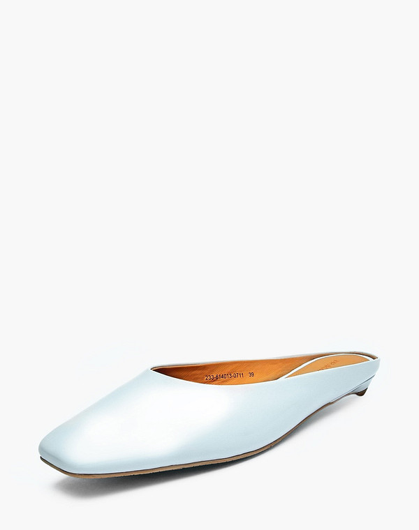 233-614013-0711 Туфли летние женские лак.кожа/нат.кожа голуб, Mascotte