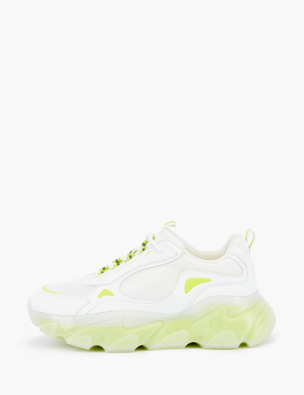 Белые женские кроссовки MASCOTTE 189-210821-0201 | ракурс 3