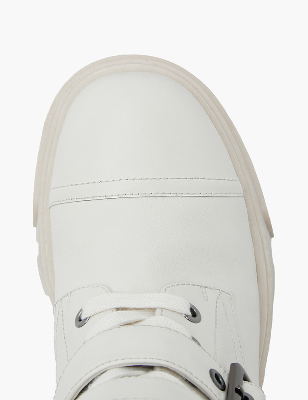 Молочные женские ботинки с пряжками MASCOTTE 15-3204623-7115M | ракурс 4