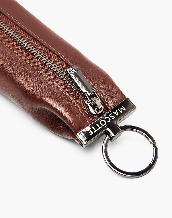 622-6107-109 Ключница муж. нат.кожа/текстиль корич, Mascotte