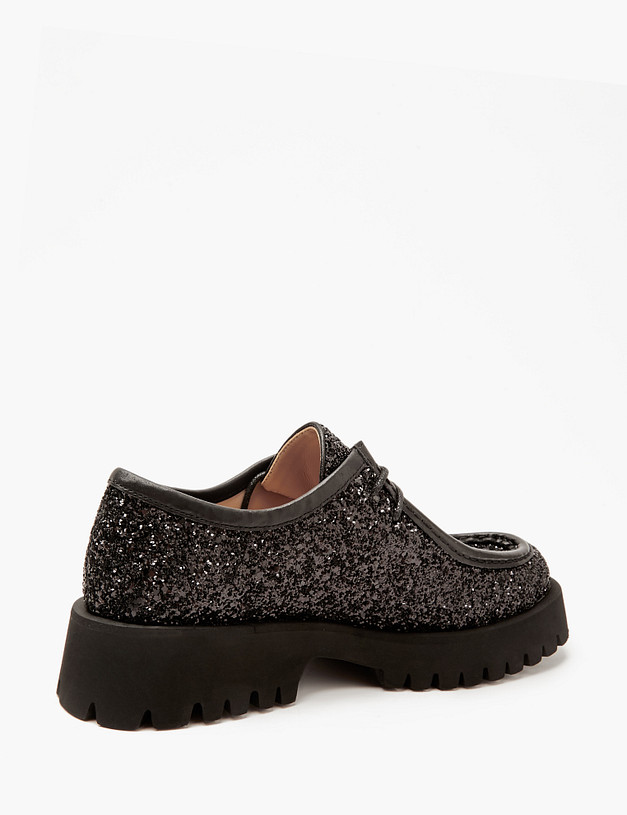 Черные женские полуботинки  MASCOTTE 15-410611-0202 | ракурс 3