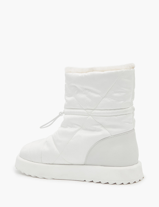 Белые женские дутики MASCOTTE 47-3203436-0201 | ракурс 4