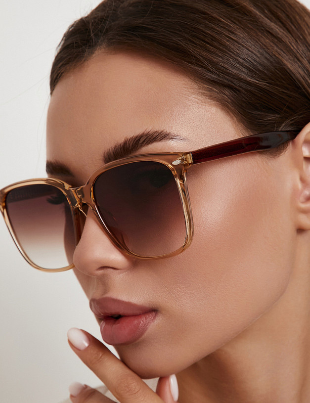 Коричневые женские очки MASCOTTE 793-6111-7709 | ракурс 2