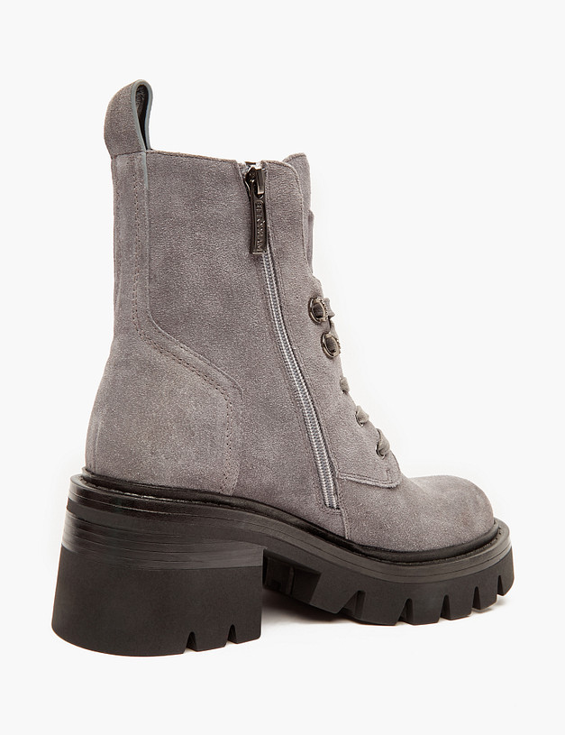 Серые женские ботинки MASCOTTE 233-3201421-0210 | ракурс 3