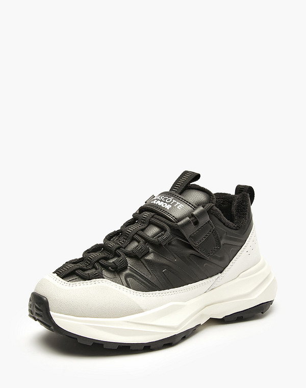 64-522621-0602 Полуботинки для активного отдыха девичьи и.кожа/ворсин черн-бел, Mascotte JUNIOR