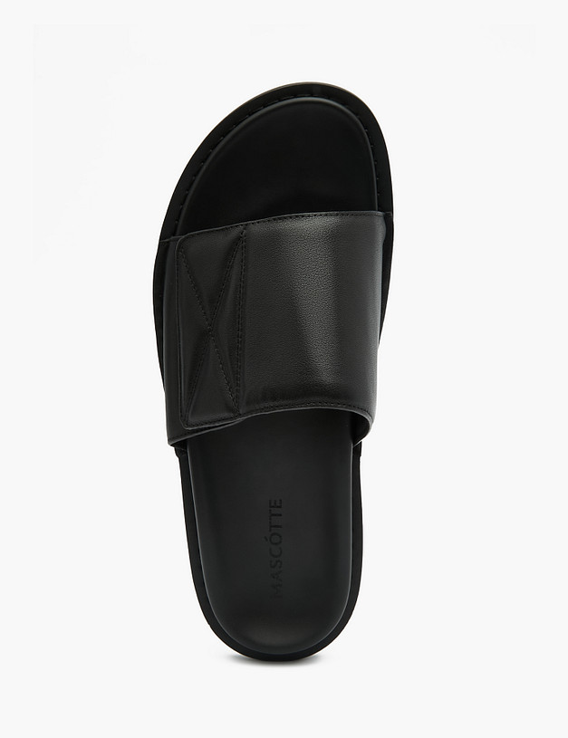Черные мужские сабо MASCOTTE 128-314462-0102 | ракурс 5