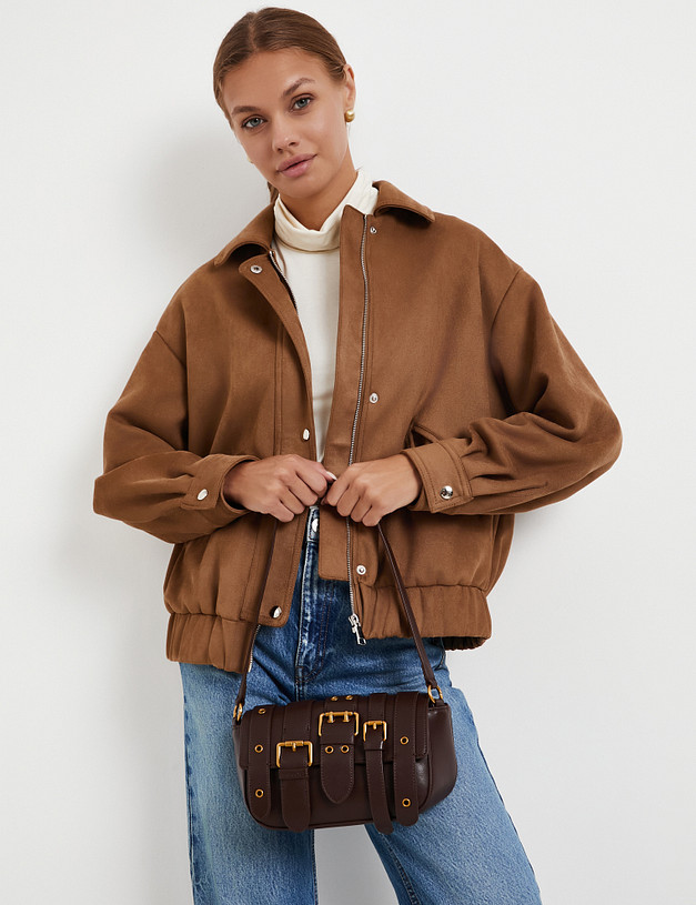 Коричневая женская сумка MASCOTTE 610-5211-609 | ракурс 1