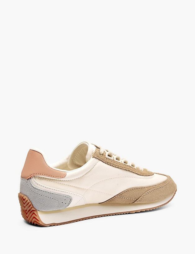 Молочные женские кроссовки MASCOTTE 64-516221-0201 | ракурс 3