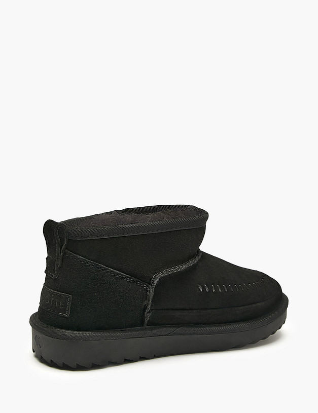 Черные женские угги MASCOTTE 234-42251356-0202 | ракурс 3 Черные женские угги MASCOTTE 234-42251356-0202 | ракурс 3