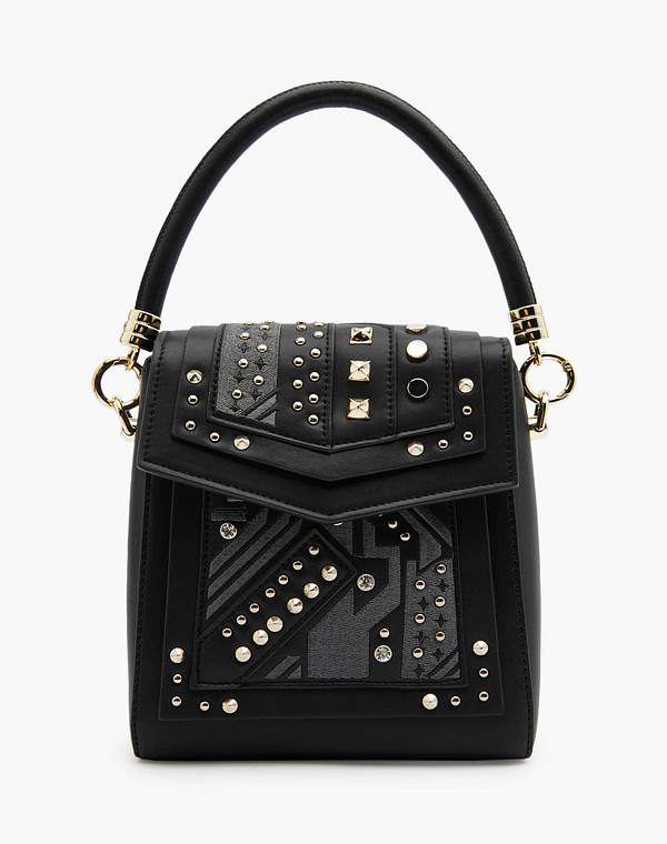 604-3149-602 Сумка женская и.кожа/текстиль черн, S, Mascotte