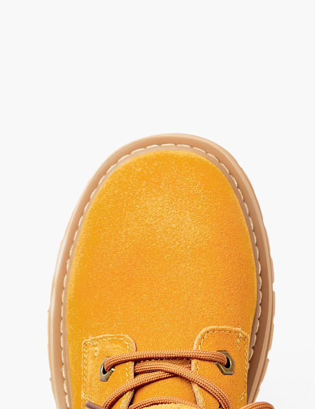 Рыжие женские ботинки из велюра MASCOTTE 58-410321-0213 | ракурс 5