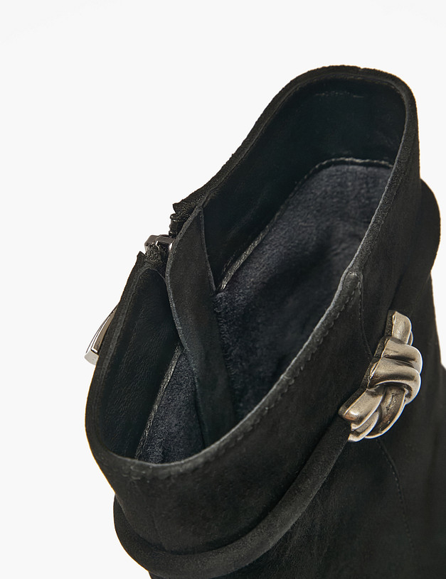 Черные женские ботильоны MASCOTTE 175-5281324-3605M | ракурс 8