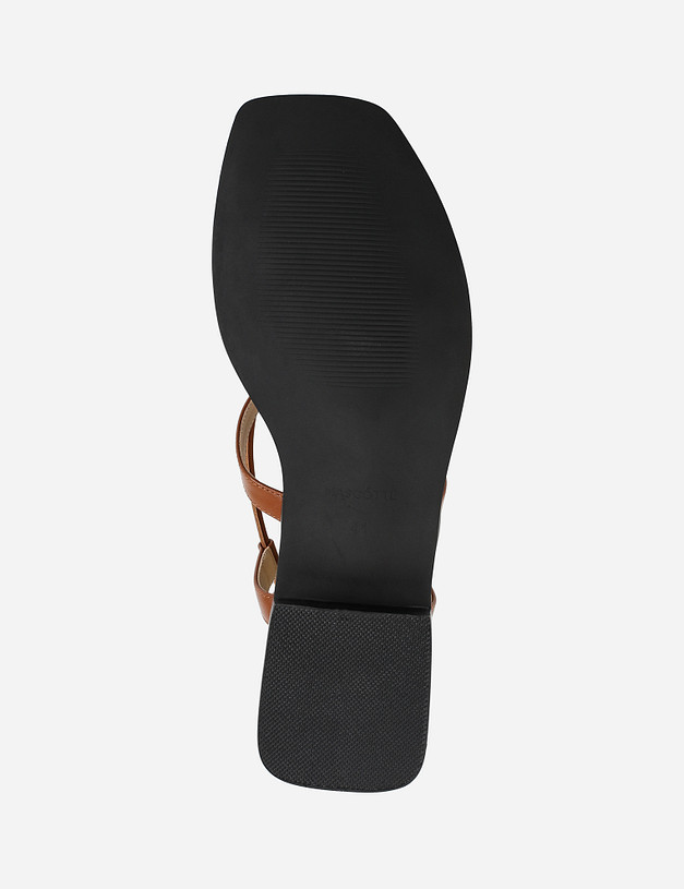 Коричневые летние женские сандалии MASCOTTE 11-110811-0109 | ракурс 5