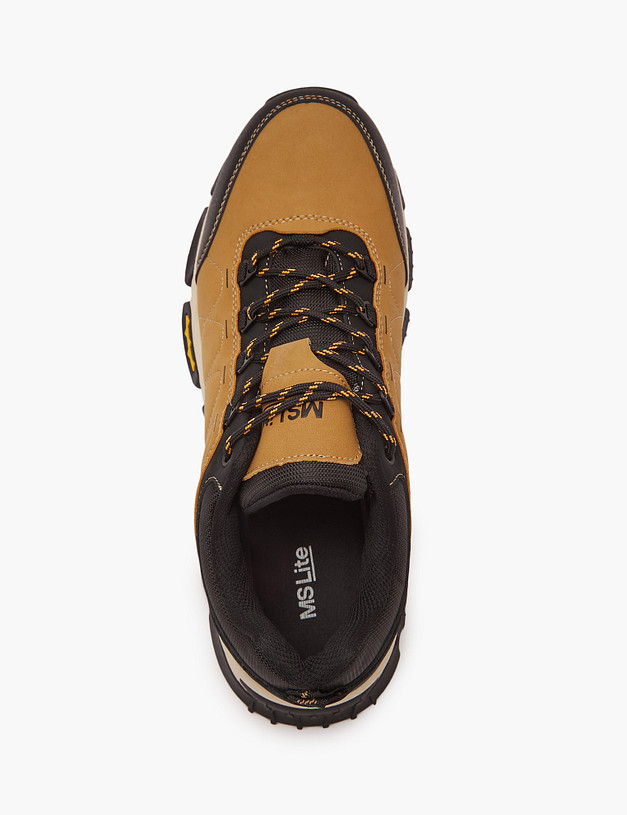 Мужские кроссовки горчичного цвета MASCOTTE 189-320821-0609 | ракурс 4