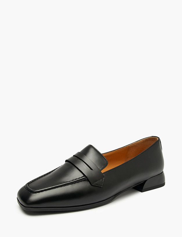 Черные женские лоферы MASCOTTE 126-524611-0102 | ракурс 2