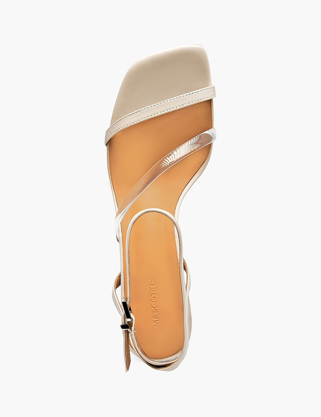 Молочные женские босоножки MASCOTTE 94-615211-6551M | ракурс 4