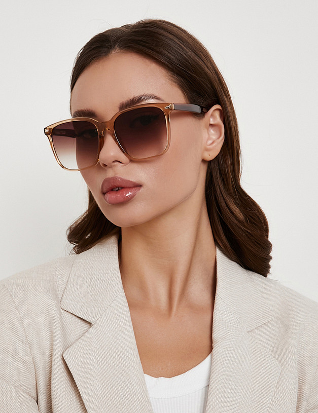 Коричневые женские очки MASCOTTE 793-6111-7709 | ракурс 1