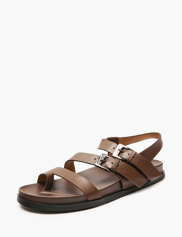 Коричневые женские сандалии MASCOTTE 100-516611-0109 | ракурс 5