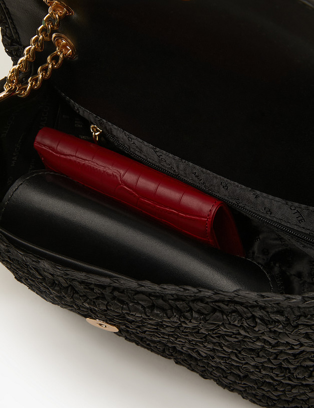 Черная женская плетеная сумка MASCOTTE 647-4106-0302 | ракурс 7