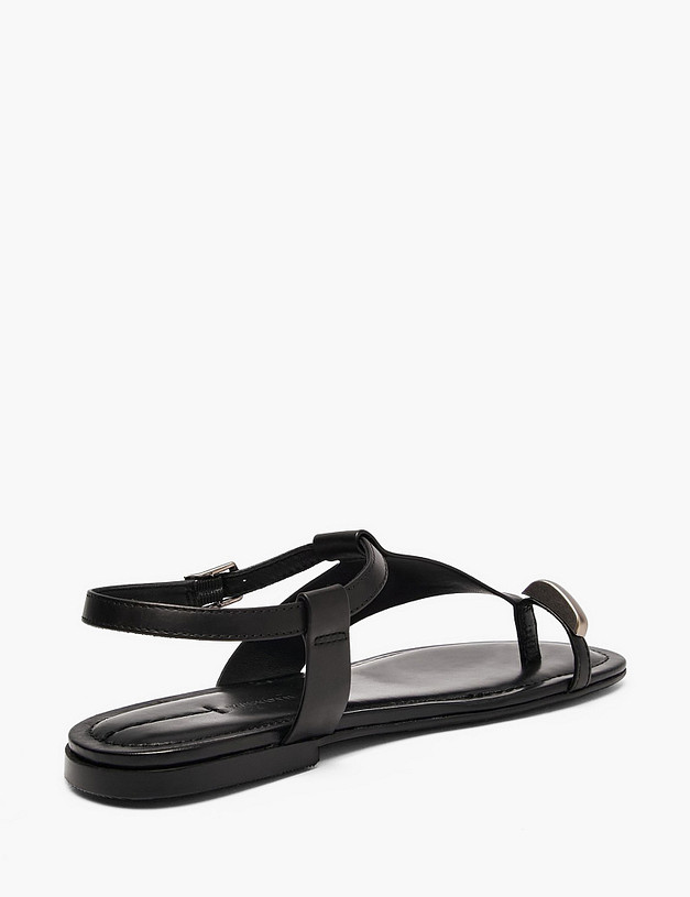 Черные женские сандалии MASCOTTE 15-612211-0102 | ракурс 3