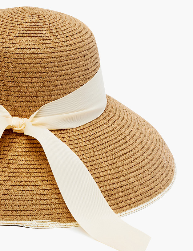 Коричневая женская шляпа MASCOTTE 756-2104-1009 | ракурс 3