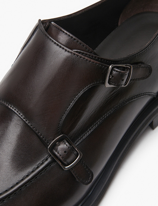 Темно-коричневые мужские монки MASCOTTE 175-424611-0109 | ракурс 8