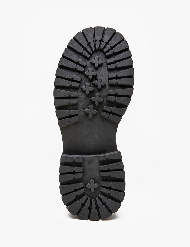 Черные кожаные женские ботинки MASCOTTE 100-422821-0102 | ракурс 5