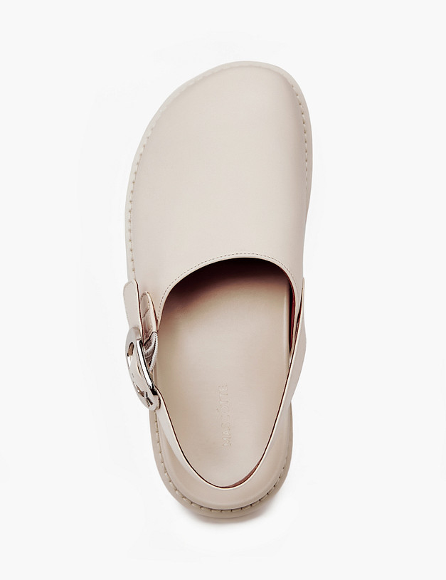 Молочные женские сабо из натуральной кожи MASCOTTE 47-4127014-7157M | ракурс 6