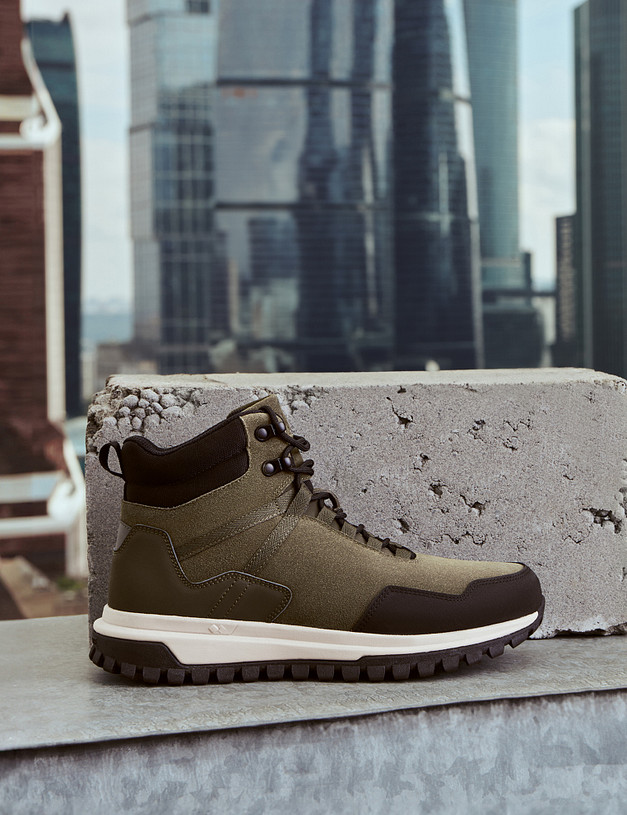 Мужские хайкеры зимние цвета хаки MASCOTTE 189-4210652-0204 | ракурс 2