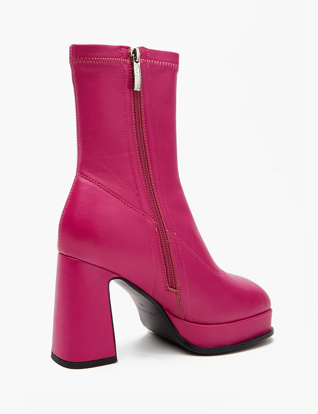 Розовые женские ботильоны MASCOTTE 234-410622-0506 | ракурс 4