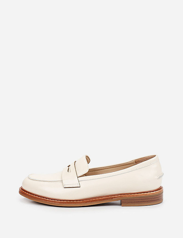 Женские лоферы из натуральной кожи MASCOTTE 233-110711-0101 | ракурс 1