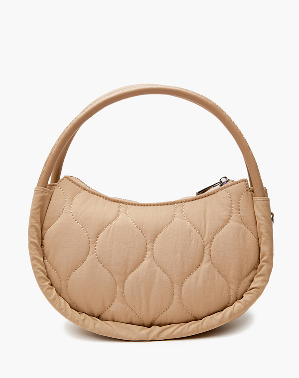 648-4112-208 Сумка женская текстиль-и.кожа/текстиль беж, S, Mascotte Lite