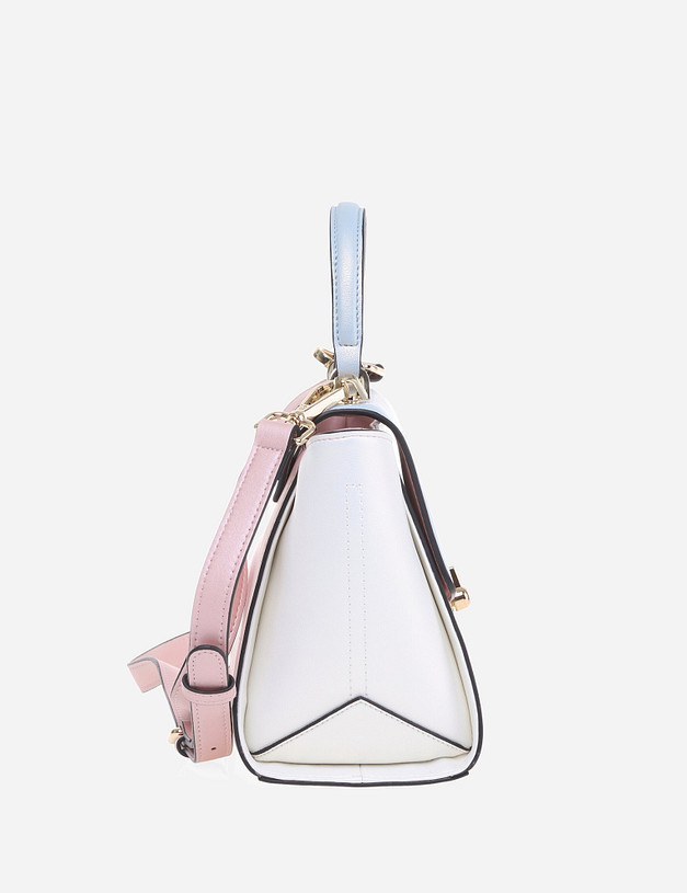 Розовая женская сумка из кожи MASCOTTE 604-0151-106 | ракурс 3