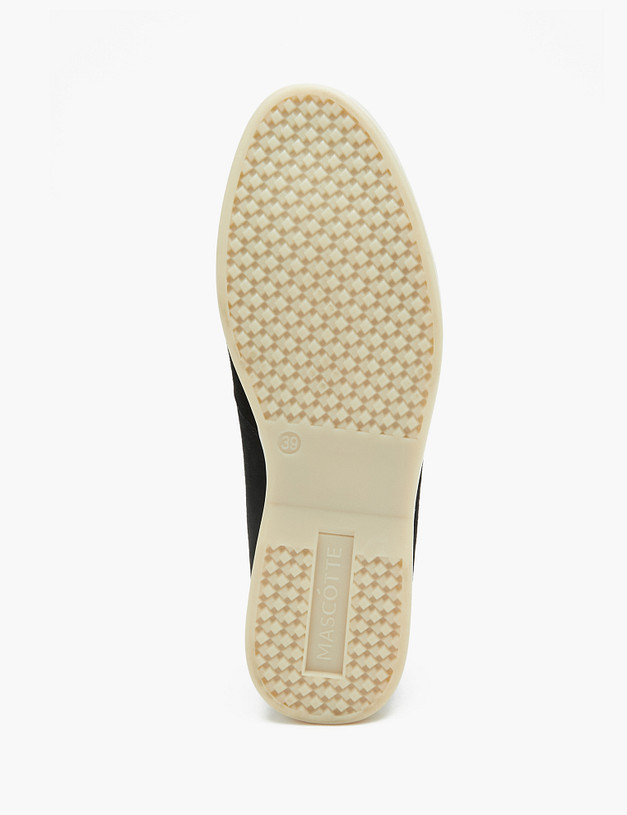 Черные женские ботинки из велюра MASCOTTE 58-2141124-3605M | ракурс 5