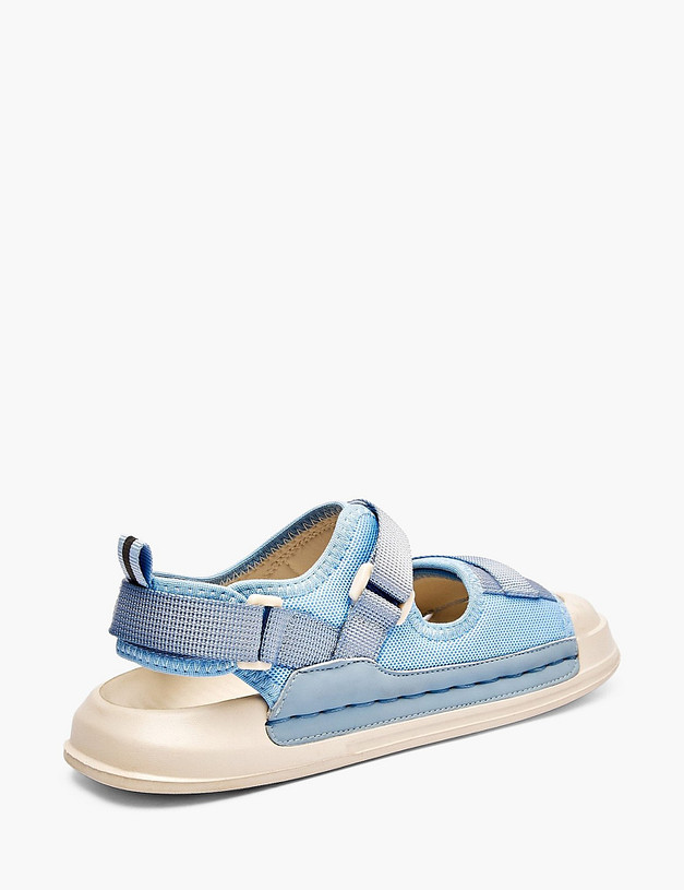 Голубые детские сандалии MASCOTTE 234-413961-0211 | ракурс 3