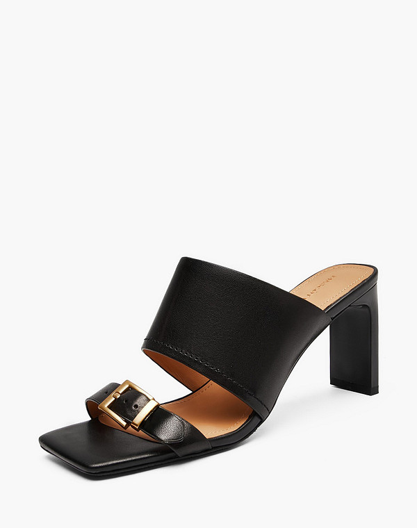 234-611211-0502 Туфли летние женские нат.кожа/нат.кожа черн, Mascotte