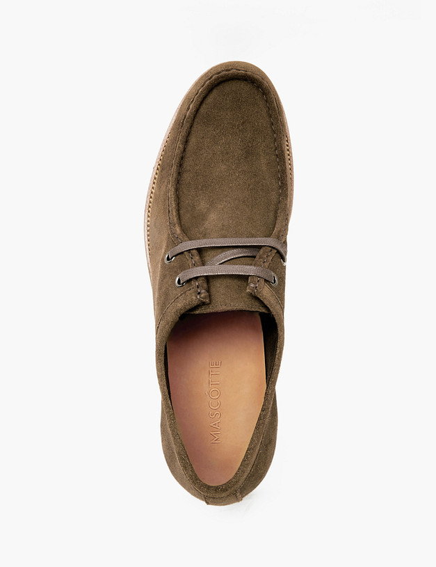 Оливковые мужские полуботинки MASCOTTE 128-415621-0204 | ракурс 5 Оливковые мужские полуботинки MASCOTTE 128-415621-0204 | ракурс 5