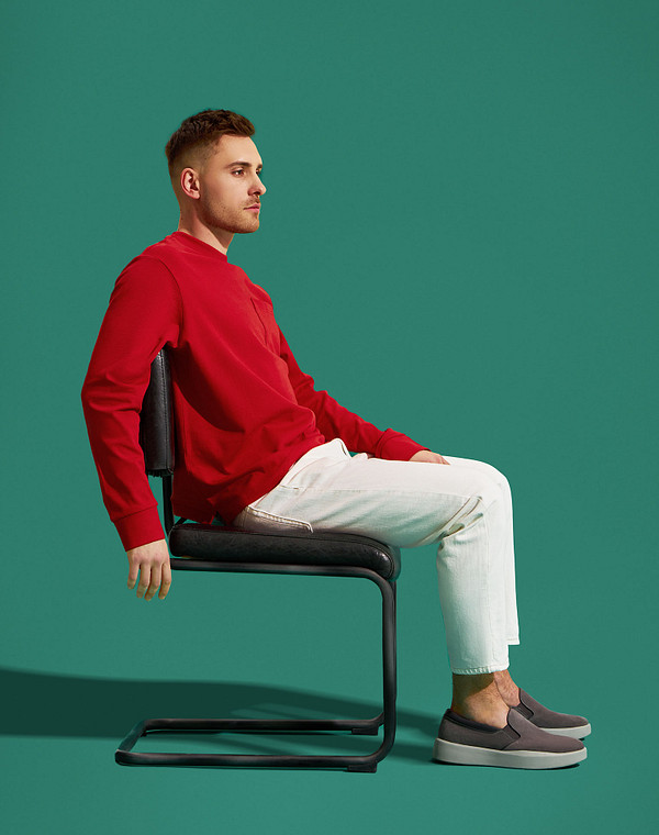 58-3130225-3287M Полуботинки мужские велюр/текстиль-нат.кожа серый, Mascotte