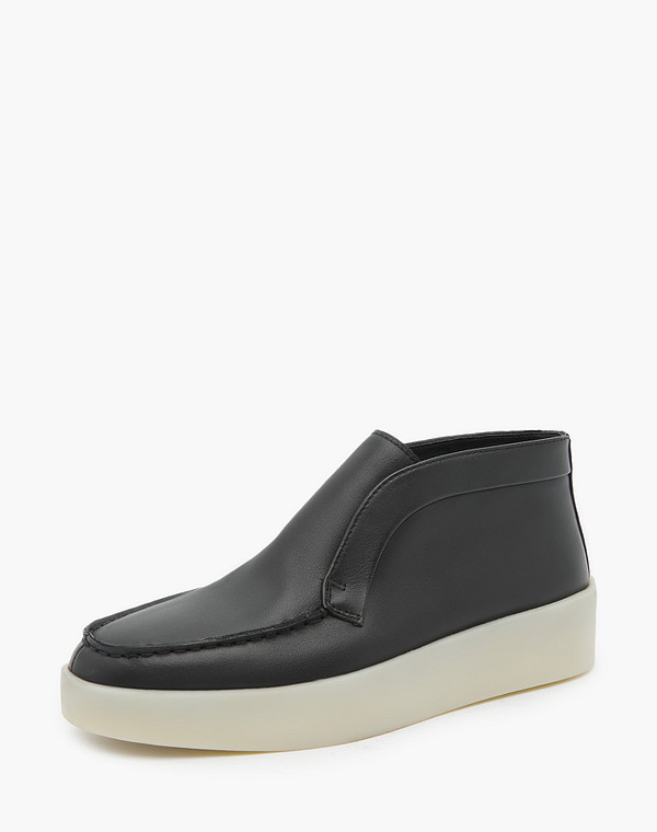 22-3180227-8100M Ботинки женские нат.кожа/ворсин-нат.кожа черн, Mascotte