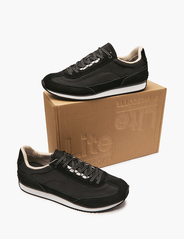 Черные мужские кроссовки MASCOTTE 64-516021-0202 | ракурс 6