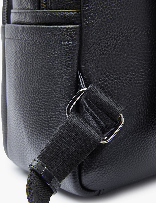 Черный кожаный женский рюкзак MASCOTTE 602-1202-102 | ракурс 5