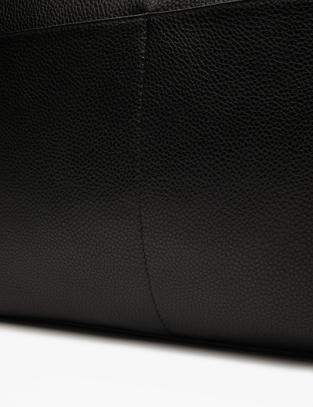 Черная кожаная женская сумка-тоут MASCOTTE 660-3201-102 | ракурс 6